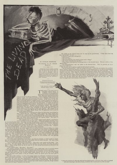 Ilustrace k filmu Živí mrtví od Outrama Tristrama od St. George Hare