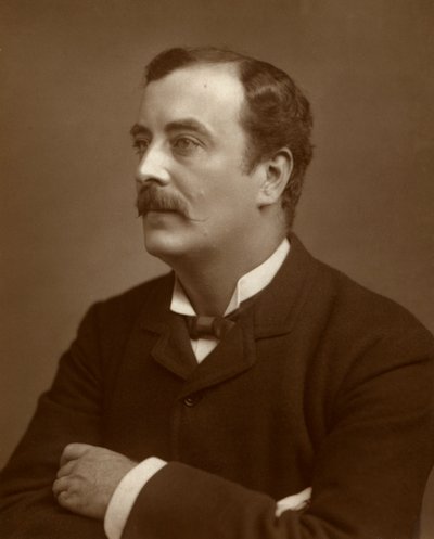 JH Barnes , britský herec, 1883 od St James