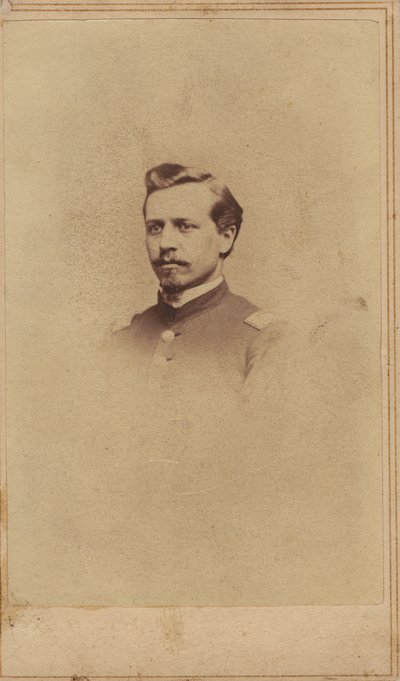 Otto C. Lademann, kapitán, rota F, 3. pluk pěchoty Missouri dobrovolníci (unie) od St. Louis Hoelke and Benecke
