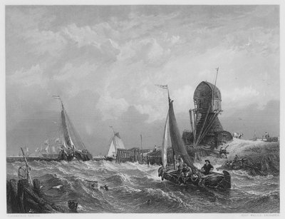 Scheldt, ostrov Texel, z obrázku v galerii Vernon od Stanfield