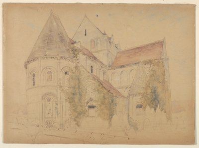Náčrt kostela svatého Mikuláše, Caen, Francie od Stanford White