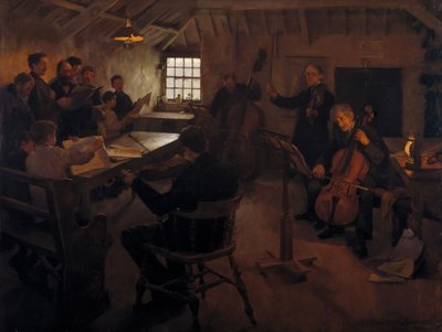 Vesnická filharmonie, 1888. od Stanhope A Forbes