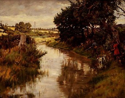 Modrá řeka od Stanhope Alexander Forbes