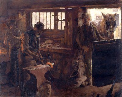 Malá kovárna od Stanhope Alexander Forbes