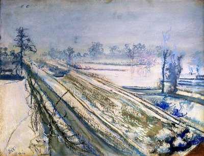 Pohled na kopec Kościuszko z umělcova ateliéru od Stanisław Wyspiański