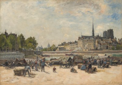 Trh s jablky od Stanislas Lepine