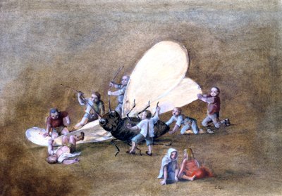 Kruté děti, c1850-1890 od Stanislas Lepine