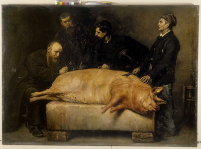 Experiment se strychninem (velmi toxický alkaloid extrahovaný z vlašského ořechu) od Stanislas Torrents y de Amat