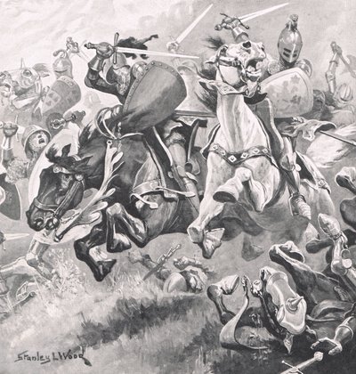 Bitva u Shrewsbury, 21. července 1403, ilustrace z 