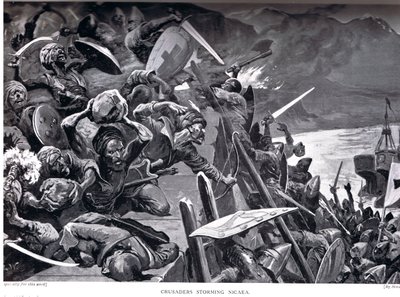 Crusaders Storming Nicaea, ilustrace z 