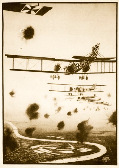 Daylight Raid on London, ilustrace z 
