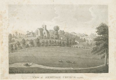 Armitage Church: rytina, nd [1762-1802] (tisk) od Stebbing Shaw