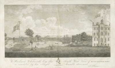 Batchacre Park House: rytina od Stebbing Shaw