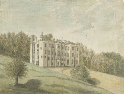 Beaudesert Hall and Park: malba vodovými barvami, nd [1762-1802] od Stebbing Shaw