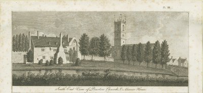 Burton-upon-Trent Abbey: rytina, nd [c 1795] (tisk) od Stebbing Shaw