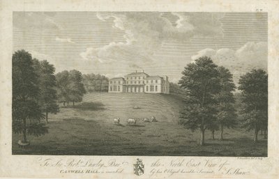 Canwell Hall: rytina, 1797 od Stebbing Shaw