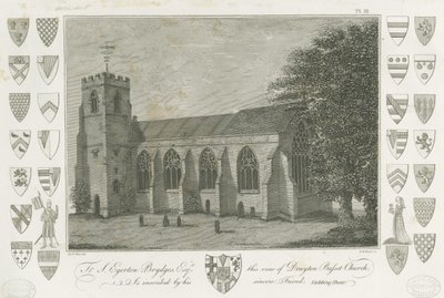 Drayton Bassett Church: rytina, nd [1762-1802] (tisk) od Stebbing Shaw