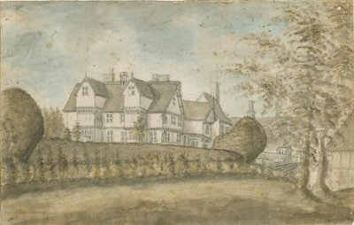 Eccleshall - Biana Hall: malba vodovými barvami, nd [1795] od Stebbing Shaw