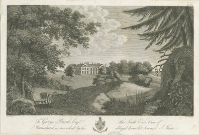 Hamstead Hall: rytina, nd [1762-1802] (tisk) od Stebbing Shaw