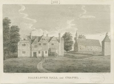 Haselour Chapel: rytina od Stebbing Shaw