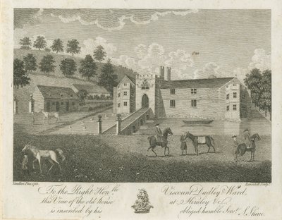 Himley Hall: rytina od Stebbing Shaw
