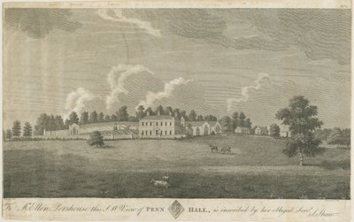 Penn Hall: rytina a [konec 18. století] (tisk) od Stebbing Shaw
