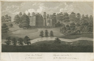 Prestwood Hall: rytina, nd [1762-1802] (tisk) od Stebbing Shaw