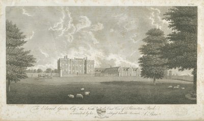 Shenstone Park - Hall: rytina a [konec 18. století] (tisk) od Stebbing Shaw