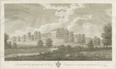 Somerford Hall: rytina, nd [1762-1802] (tisk) od Stebbing Shaw