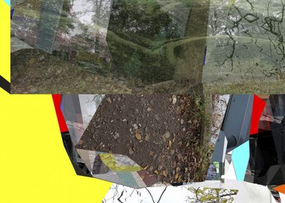 Geometrická lesní koláž od Stefan Fransson