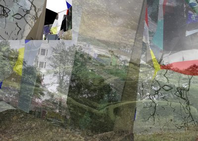 Surrealistická vrstvená městská krajina od Stefan Fransson