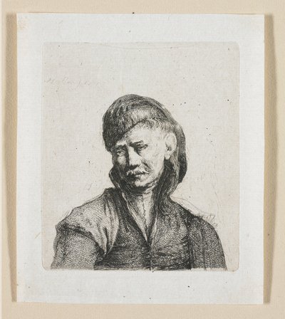 Busta kozáka od Stefan Juliusz Norblin de la Gourdaine