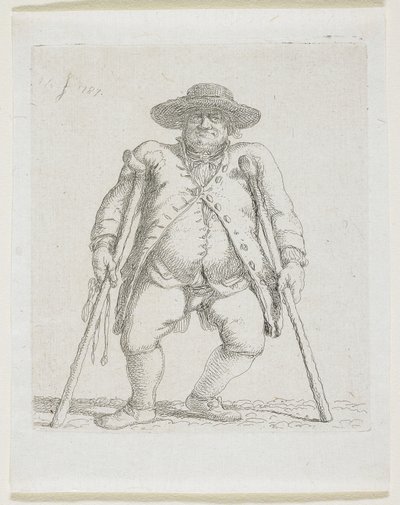 Muž s berlemi; "Orlandini" od Stefan Juliusz Norblin de la Gourdaine