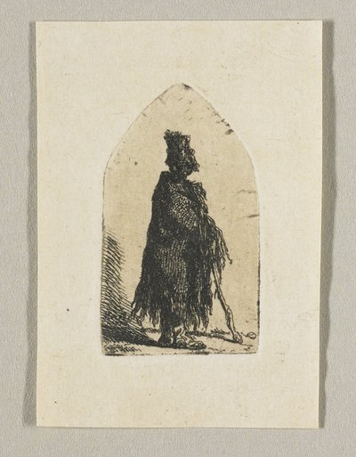 Pastýř s holí od Stefan Juliusz Norblin de la Gourdaine