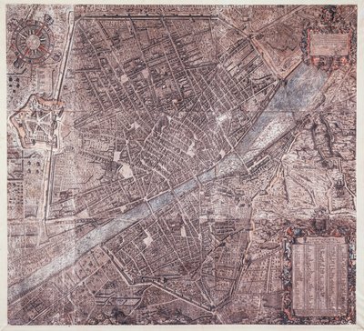 Mapa Florencie od Stefano Buonsignori