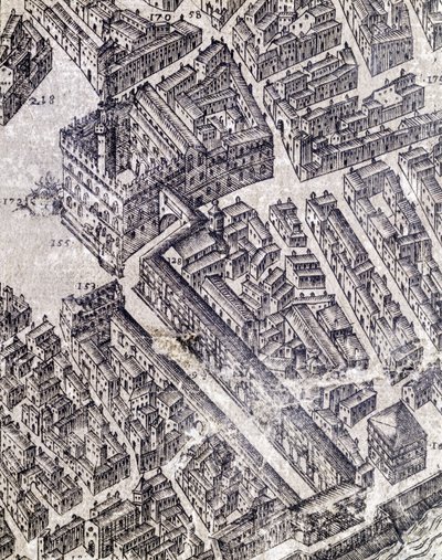 Mapa Florencie od Stefano Buonsignori