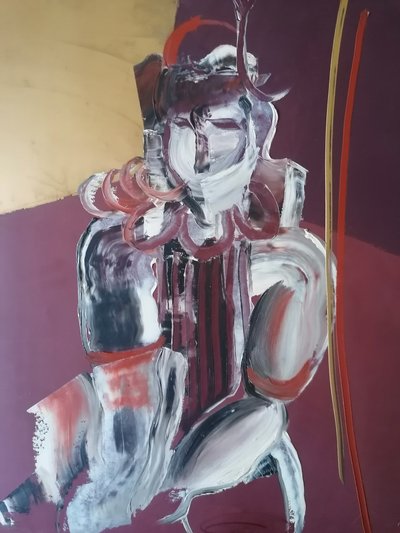 Královská abstraktní postava od Stefano Mazzolini