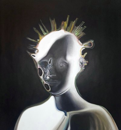 Surrealistický abstraktní portrét od Stefano Mazzolini