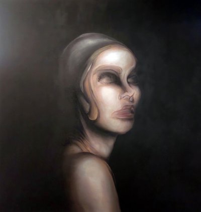 Surrealistický portrét ženy od Stefano Mazzolini