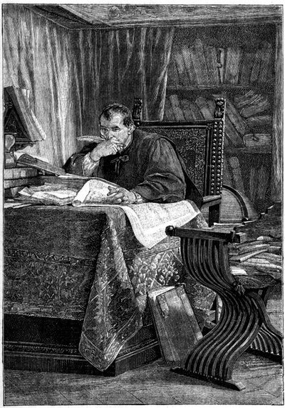 Portrét Niccola od Bernarda dei Machiavelli (Nicolas Machiavel od Stefano Ussi