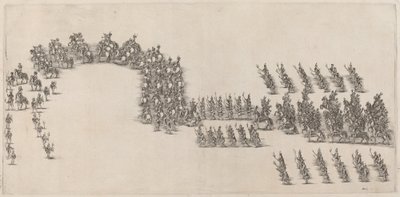 Průvod šedesáti kavalírů a pochodníků, 1652. od Stefano della Bella