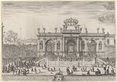 Oltář na Den Božího Těla, pravděpodobně 1648. od Stefano della Bella
