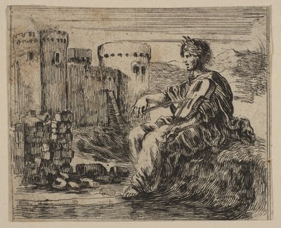 Amphion, z Game of Mythology Game of Mythology, 1644. od Stefano della Bella