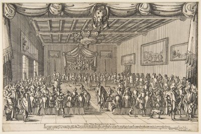 Banket příjemných, 1627. od Stefano della Bella