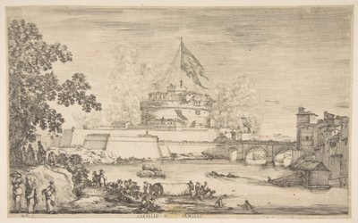 Castel Sant Angelo, ca. 1634. od Stefano della Bella
