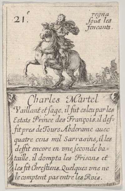 Charles Martel Vaillant et sage..., z 