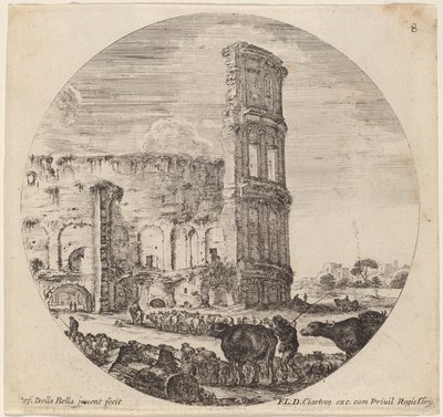 Koloseum, 1646. od Stefano della Bella