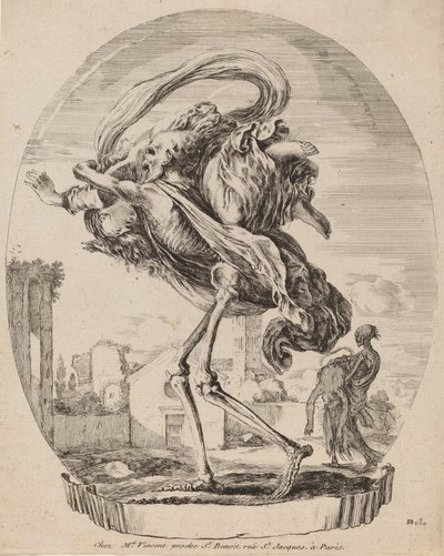 Smrt nesoucí ženu, pravděpodobně 1648. od Stefano della Bella