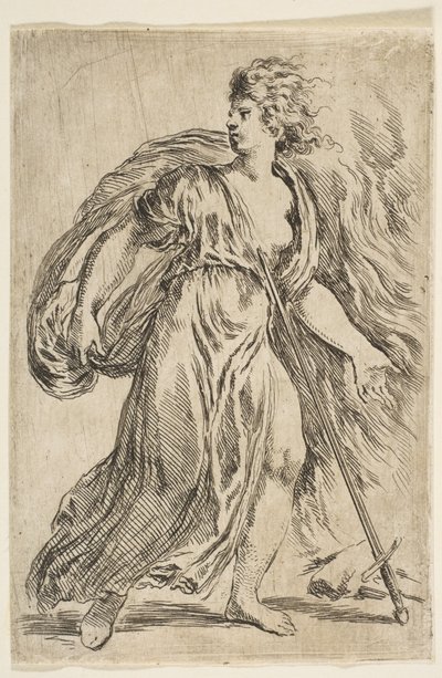 Dido Killing Herself, ca. 1660. od Stefano della Bella