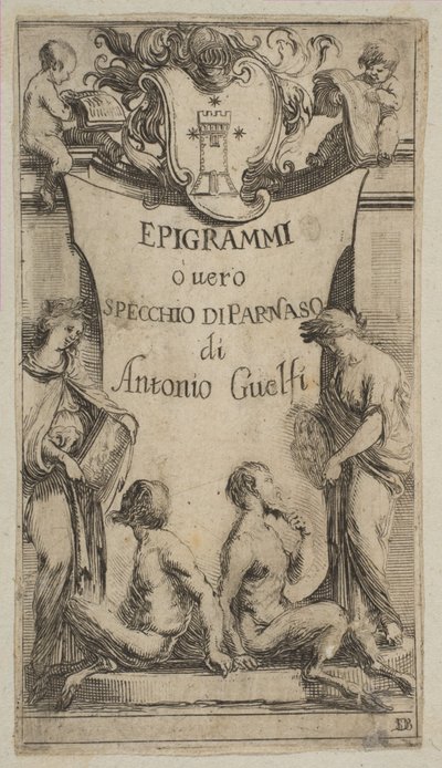 Frontispis pro Epigrammi de Guelfi, ca. 1636. od Stefano della Bella